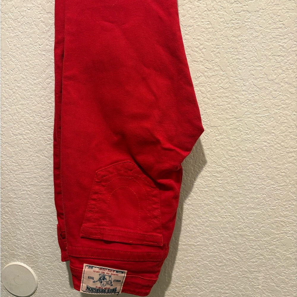 True Religion Women's High Rise Jeans - Red